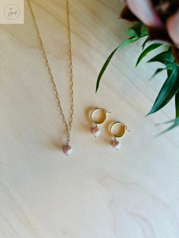 Pink Edison Pearl Set