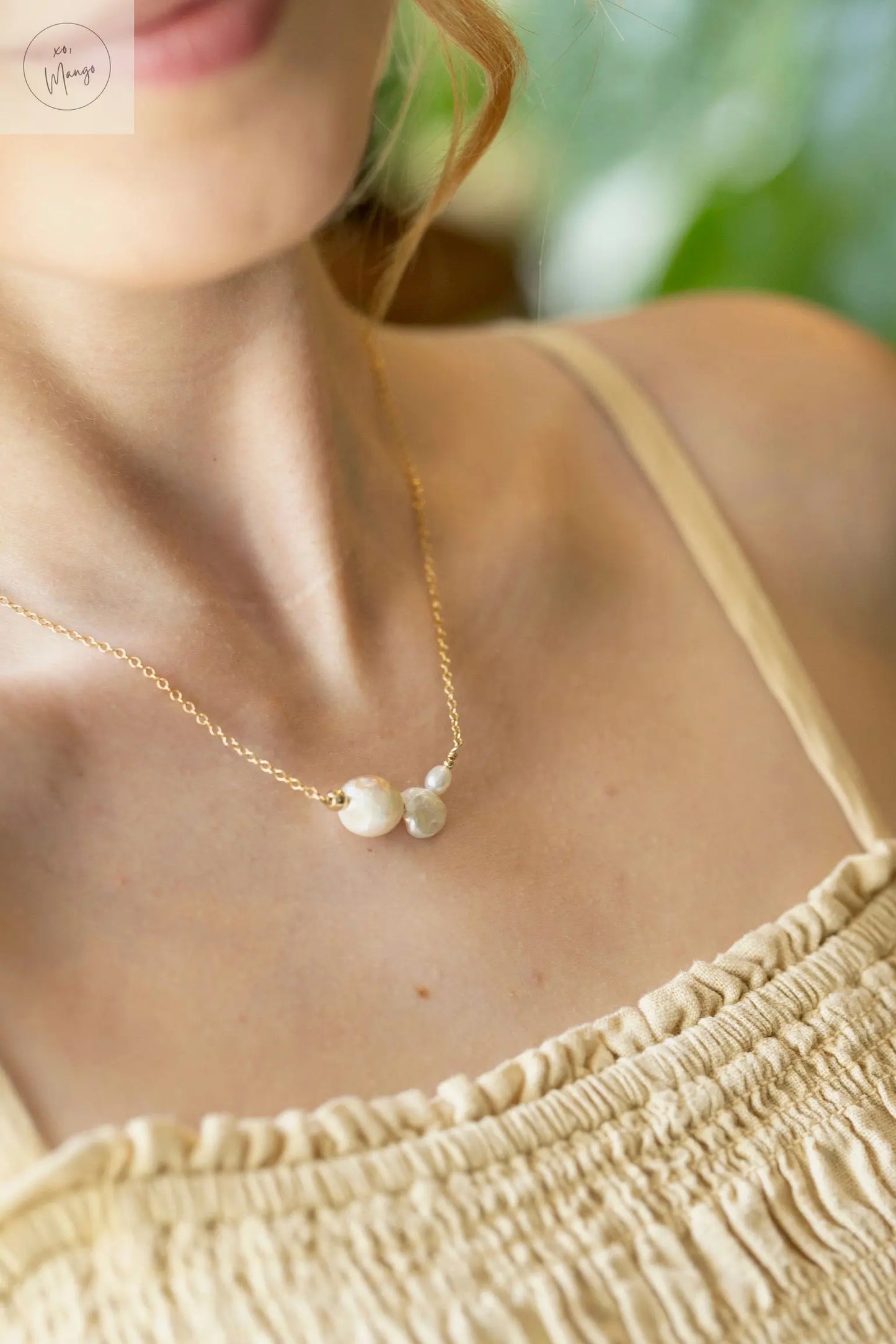 Dreamer Pearl Necklace xo, Mango