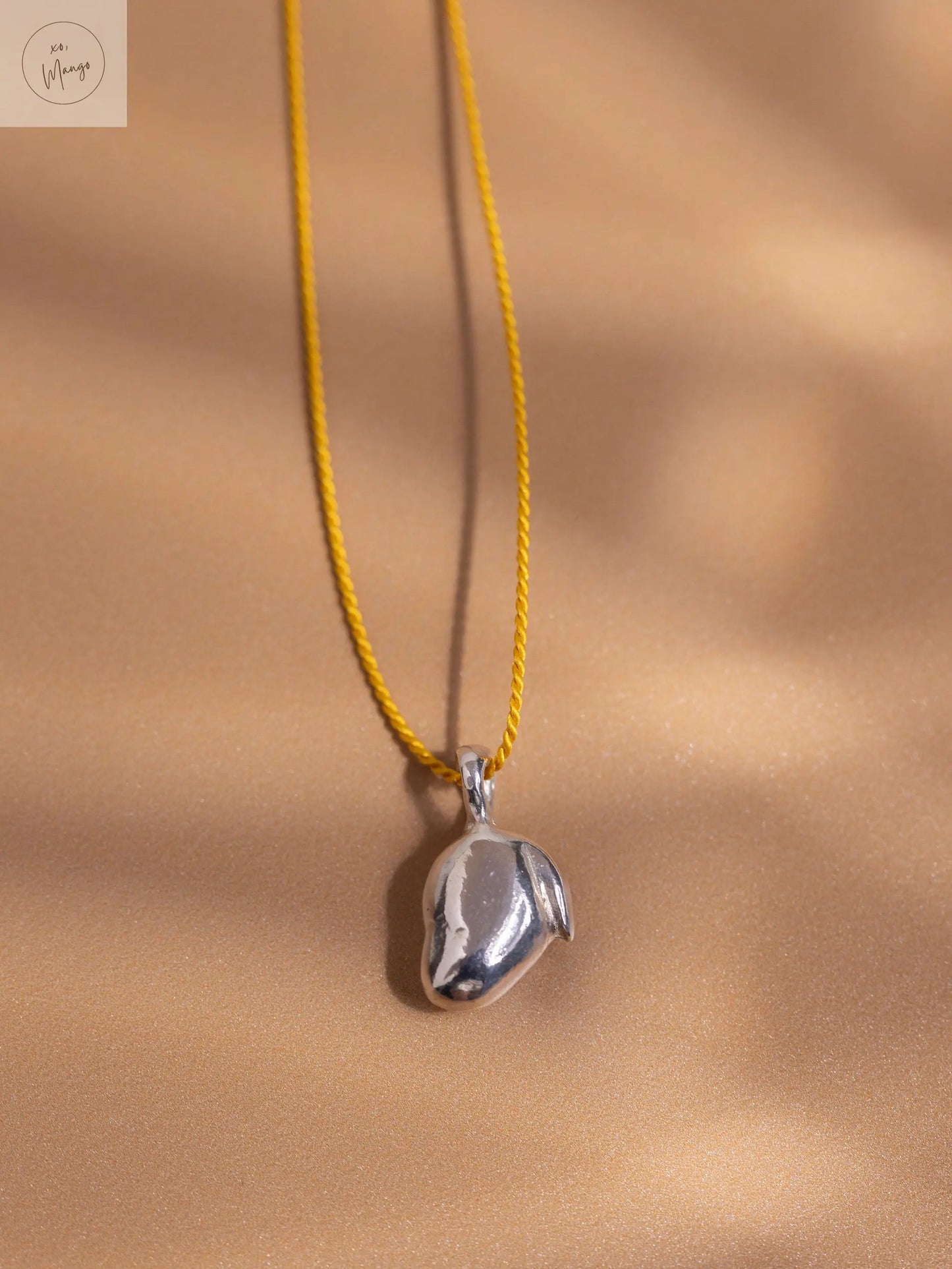 Heirloom Mango Charm Necklace xo, Mango