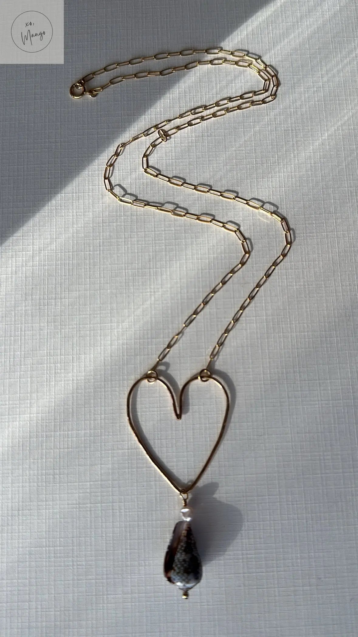 Heart for the sea Necklace xo, Mango