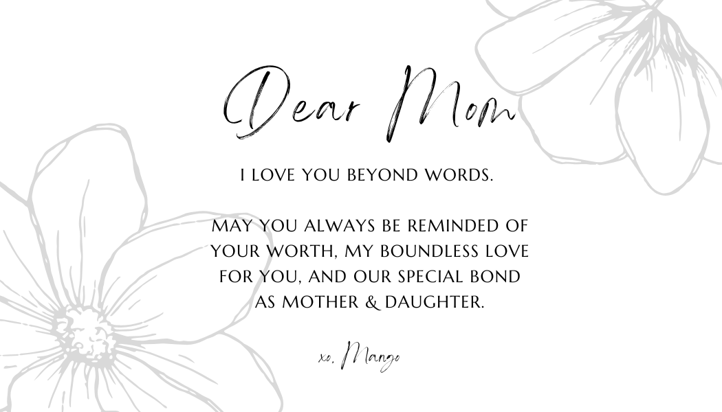 "Dear __ Cards" Personalize your Gift