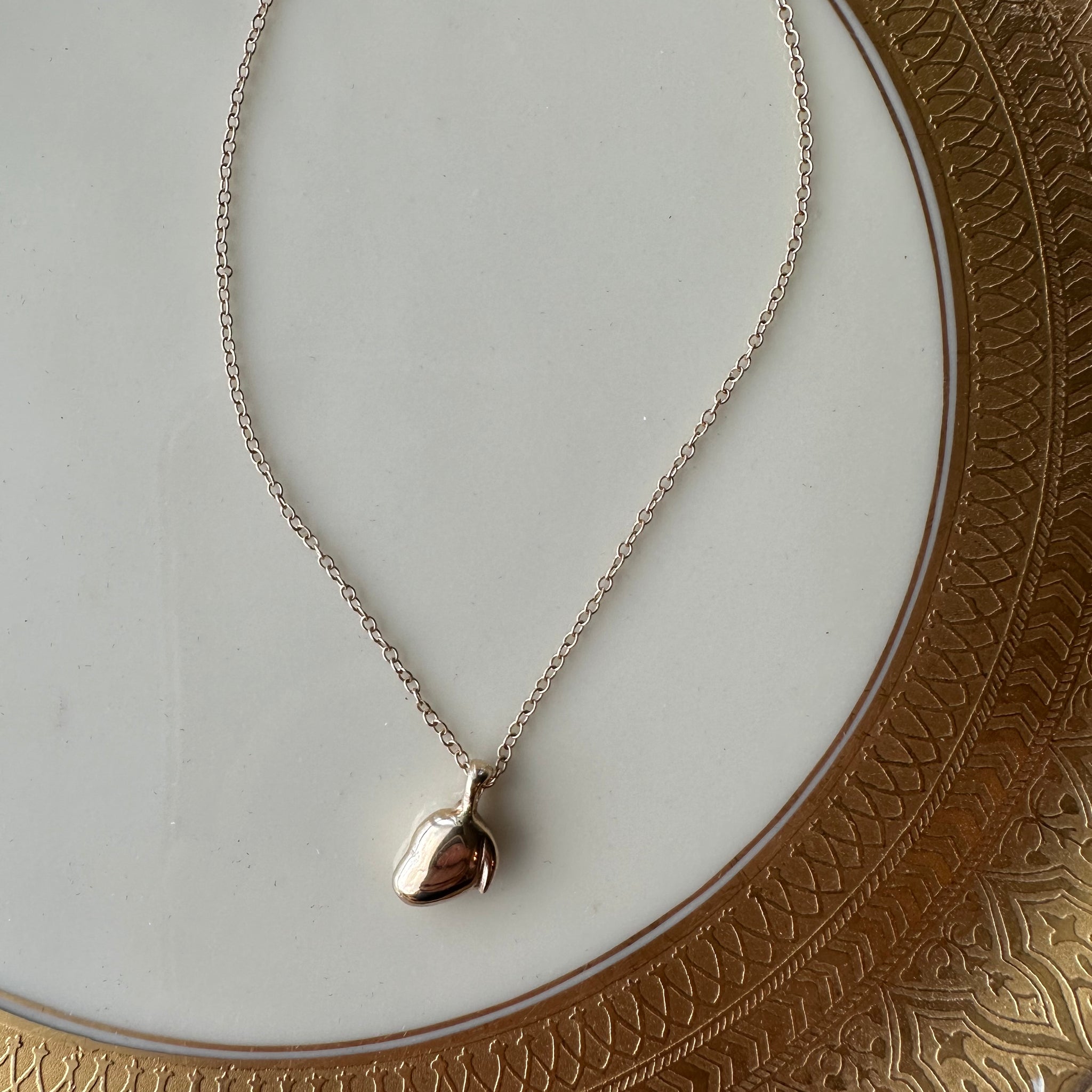 Solid Gold Mango Necklace ~ Heirloom
