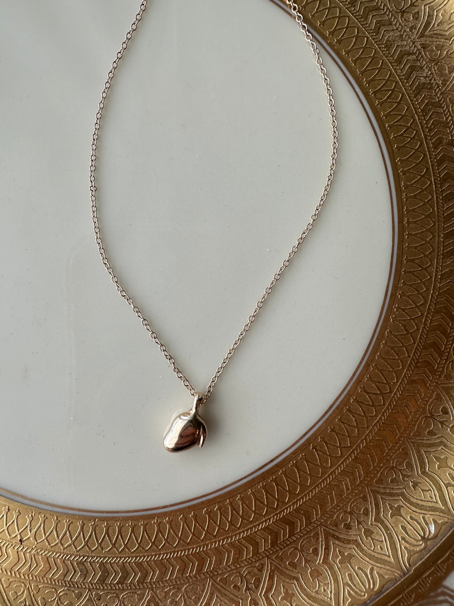 Solid Gold Mango Necklace ~ Heirloom