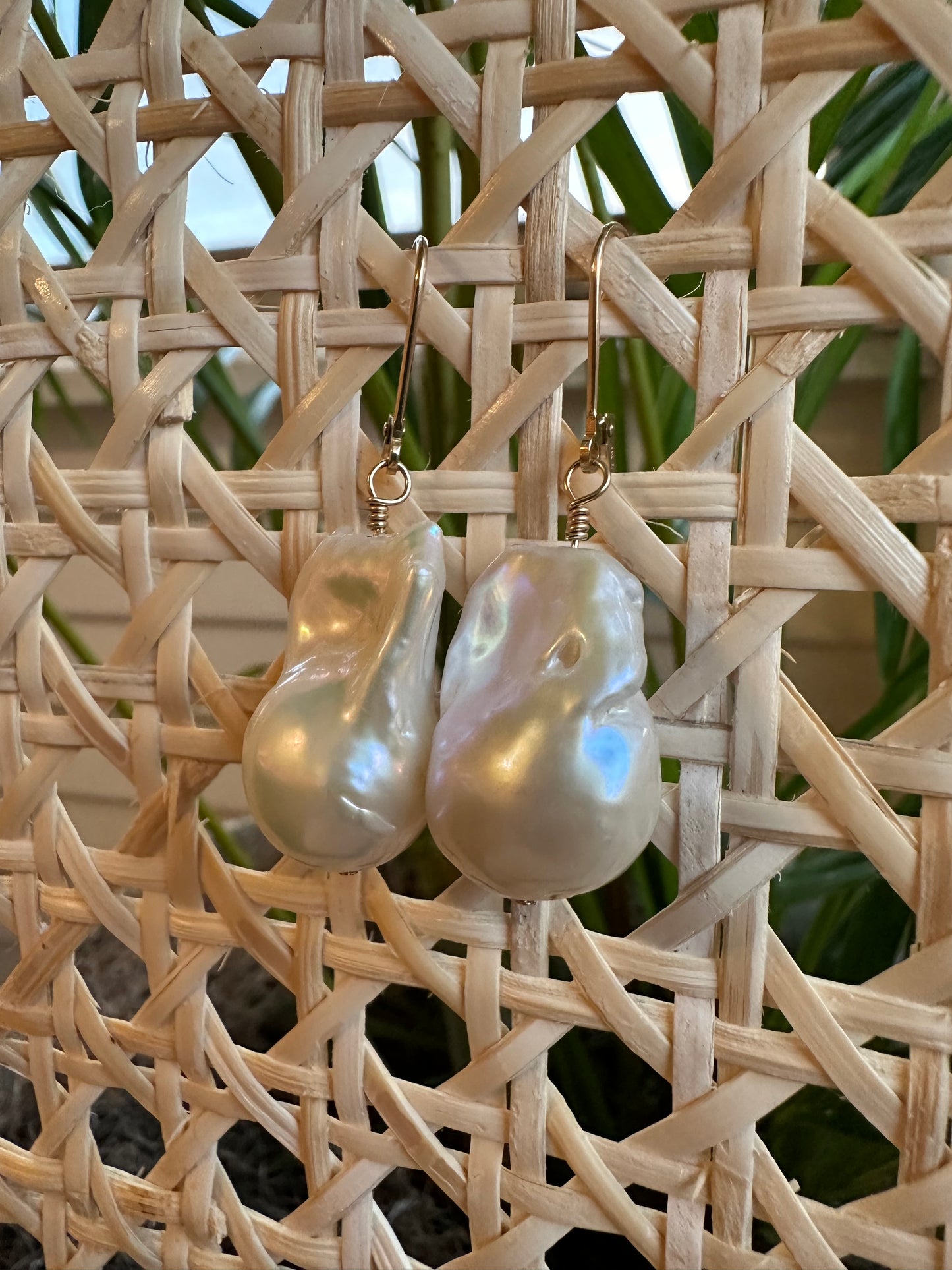 Fireball Pearl Earrings