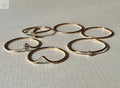 North Star Ring ~ Dainty Gold stacking ring xo, Mango