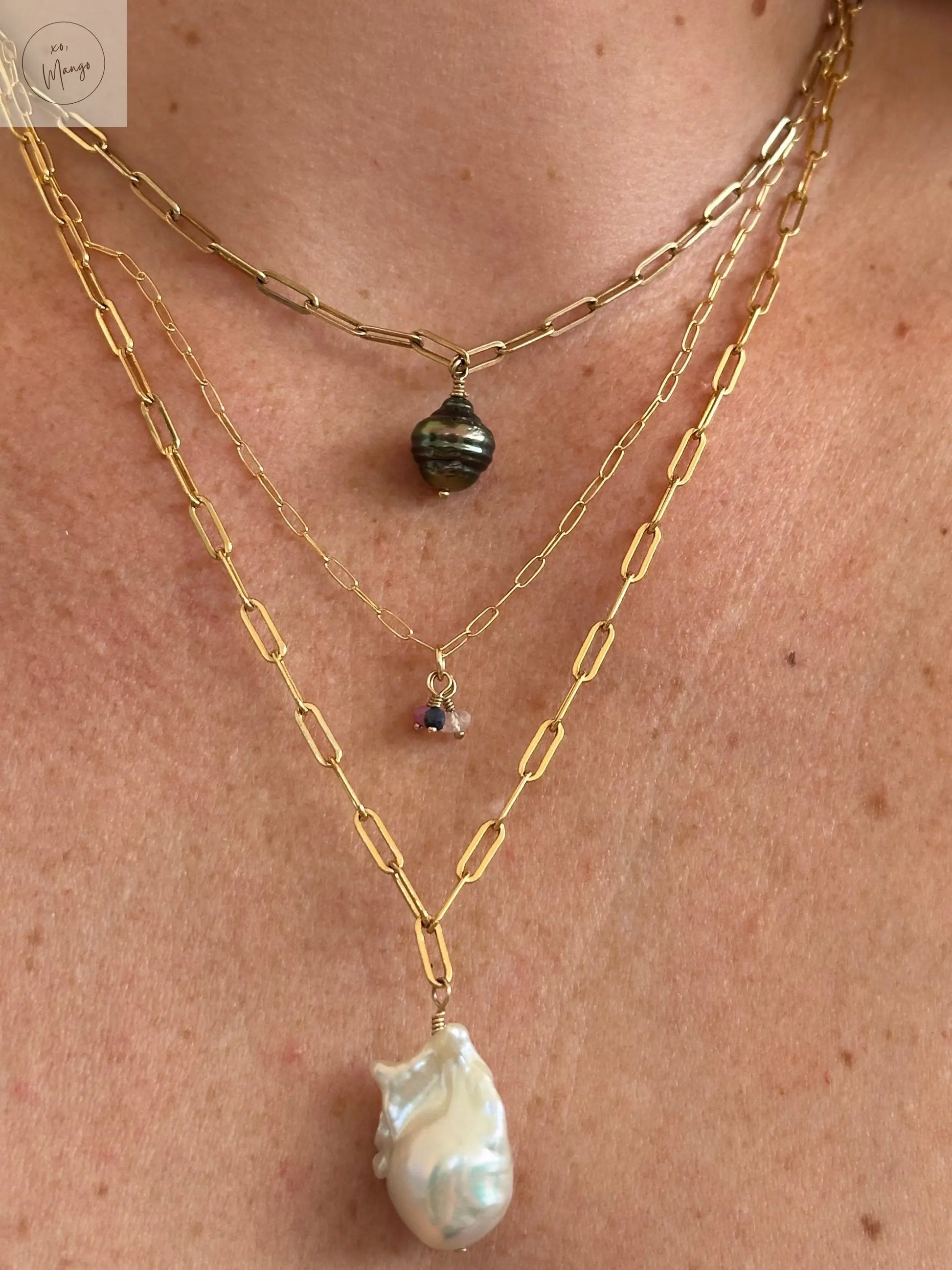 Protect your Values~ Charm necklace xo, Mango