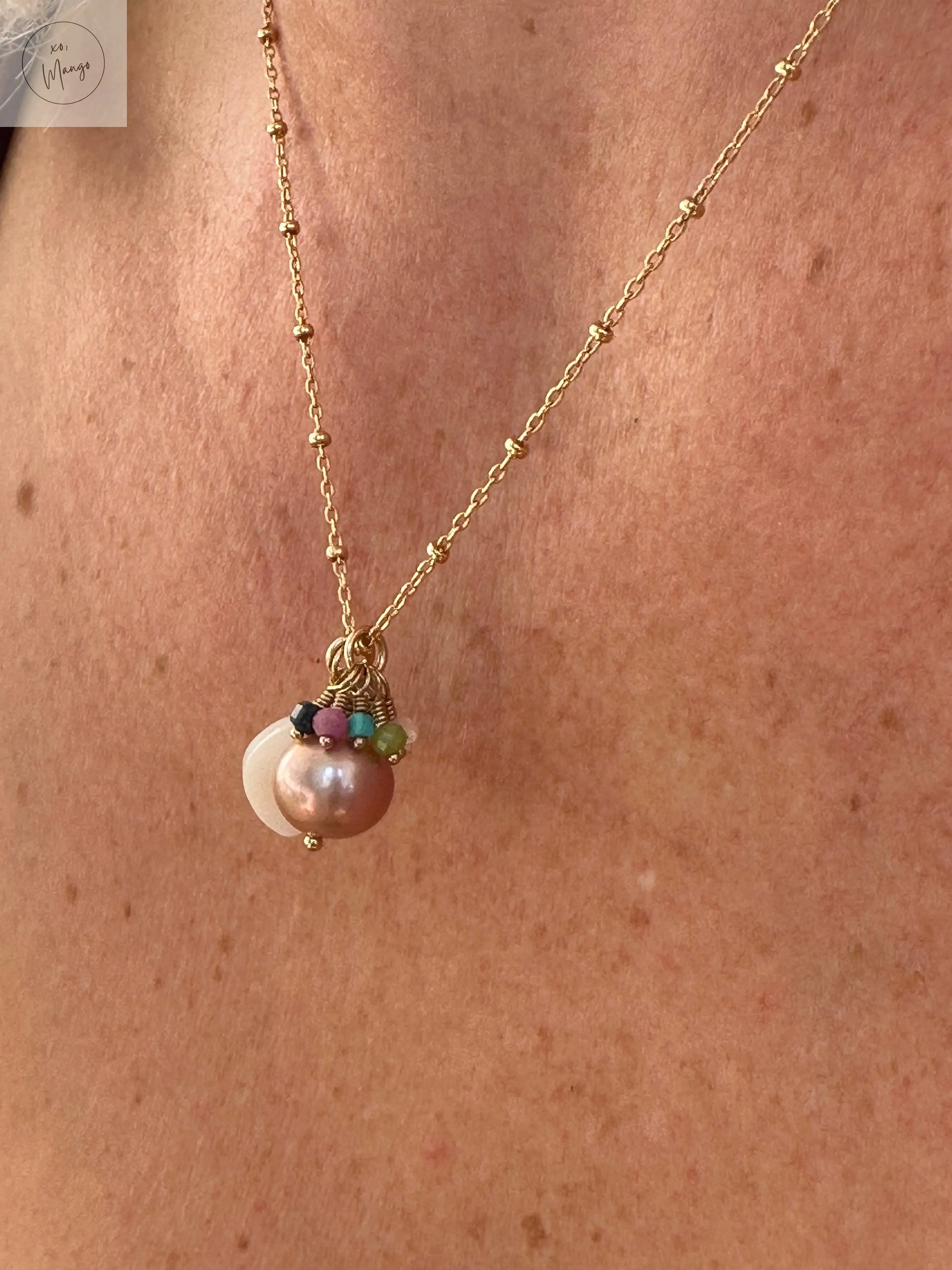 Protect your Values~ Charm necklace xo, Mango
