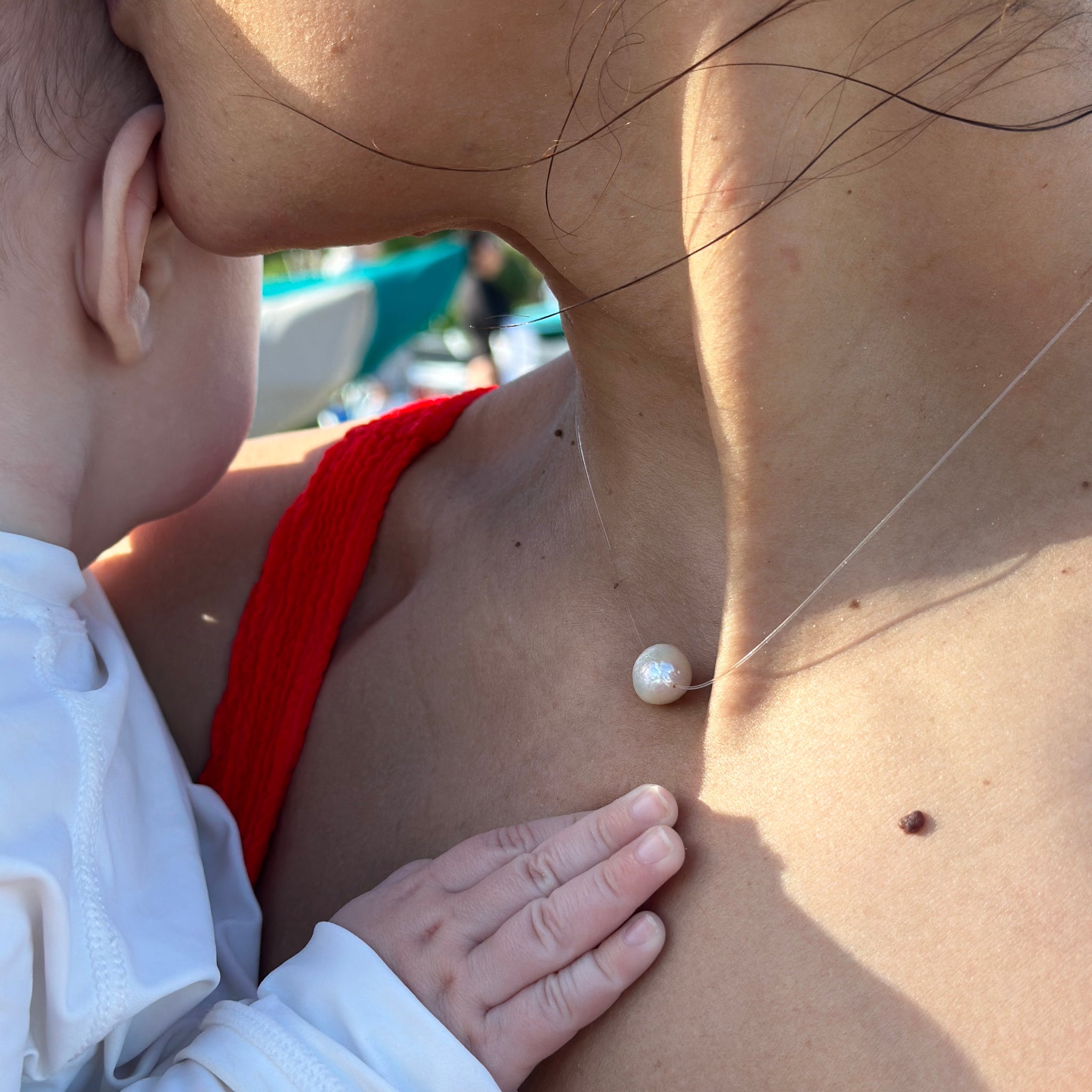 Floating pearl necklace~ Mahina