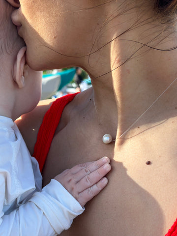 Floating pearl necklace~ Mahina