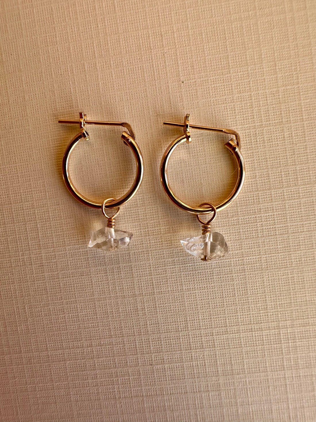 Herkimer Diamond Hoops
