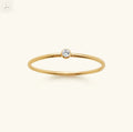 North Star Ring ~ Dainty Gold stacking ring xo, Mango
