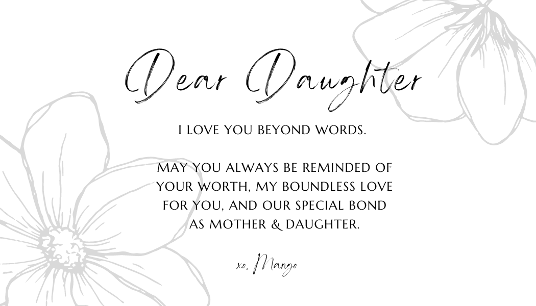 "Dear __ Cards" Personalize your Gift